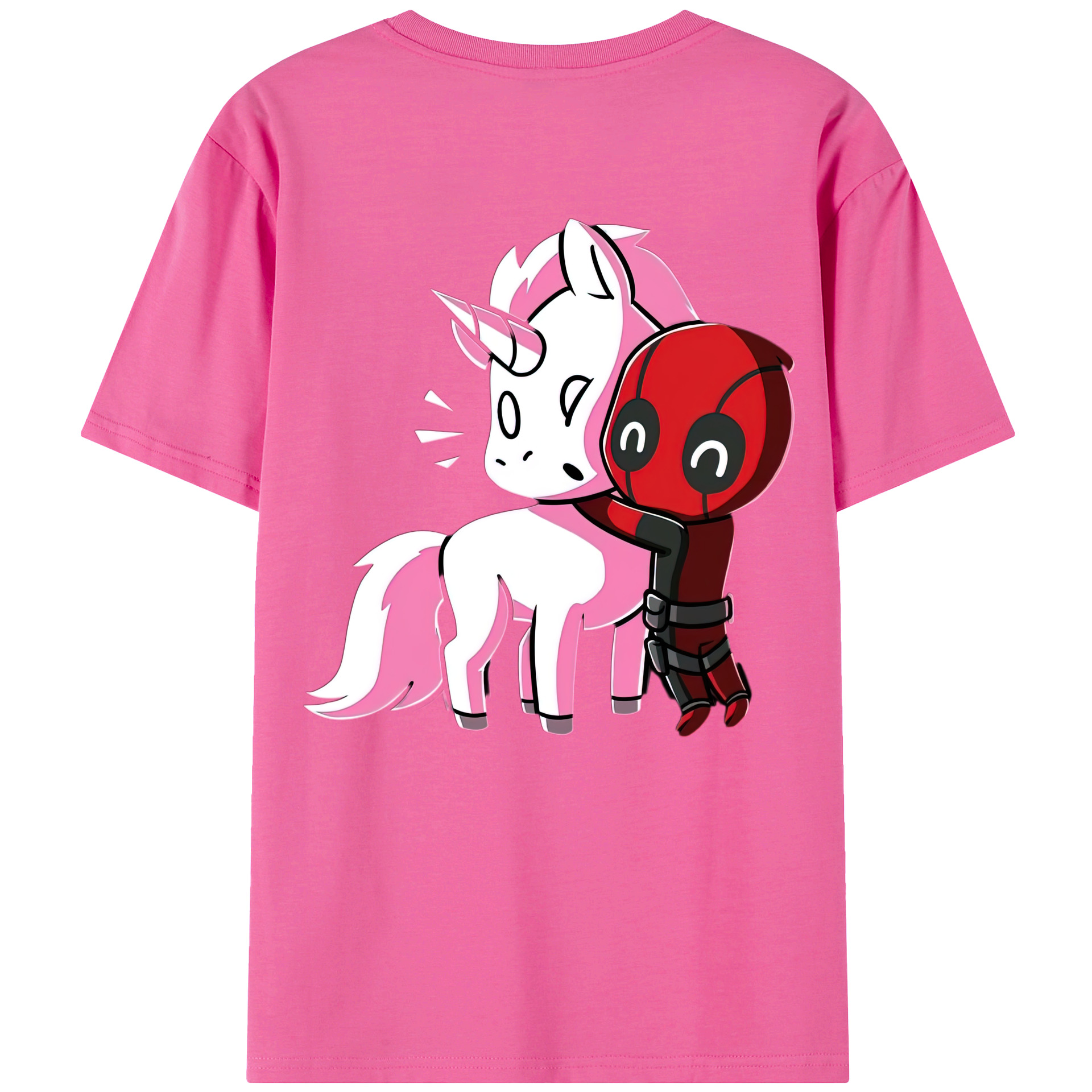 （画像用） Deadpool デッドプール レディース半袖Tシャツ(バックプリント)